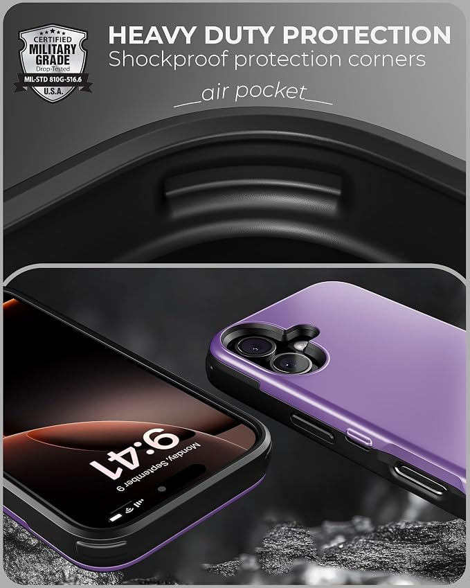 TORU CX Slim for iPhone 16 Case Wallet | Protective Shockproof Heavy Duty Cover - Image 5
