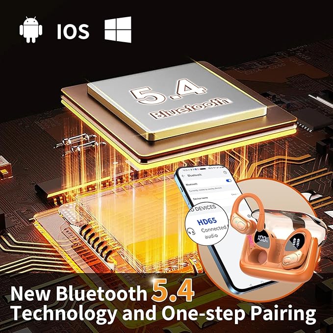 Wireless Earbuds 75hrs Bluetooth 5.4 Headphone Sport, 2026 Bluetooth Earbuds - Image 5
