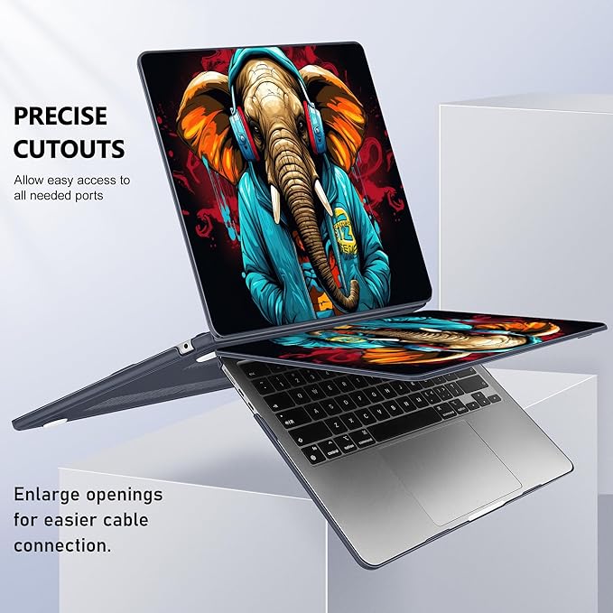 Case for MacBook Air 15 Inch 2025 2024 2023 Release M4 A3241 M3 A3114 M2 A2941 - Image 8