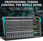 Depusheng MX16 16 Channel Sound Mixer Audio Mixing Console 48V 256DSP - Image 9