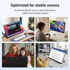 InnoView 23.8" Large Portable Monitor, FHD 144HZ 100% SRGB IPS USB-C HDMI Work - Image 5
