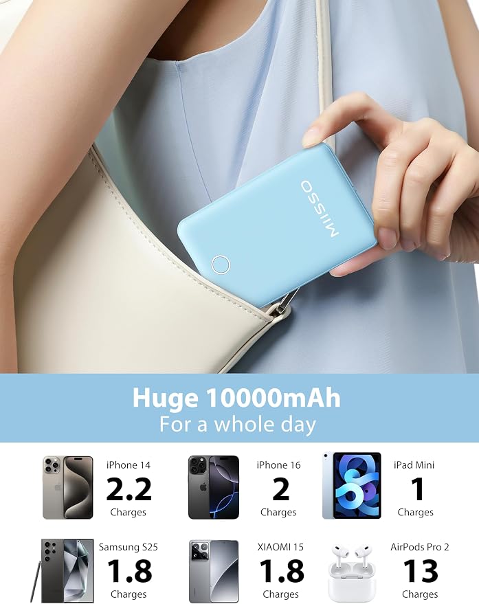 10000mAh Slim Portable Charger - Image 3