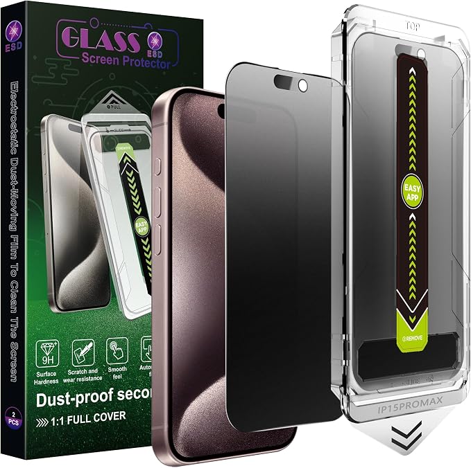 9H Tempered Glass, Anti-Glare, Full Coverage, Anti-Fingerprint, Auto Dust by SYSHANGYAN