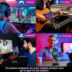 ZealSound Gaming Microphone for PC/Mac/iPhone/Phone – 192kHz/24-bit Podcast Mic - Image 7