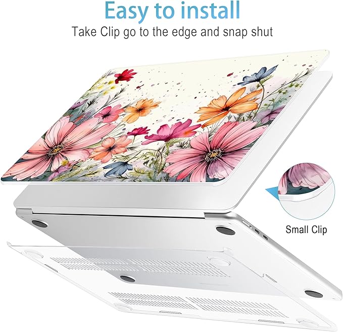 Mektron for 2025 M4 MacBook Air 13.6 Inch A3240 Case Fits 2023 A2681 M2 2024 - Image 3