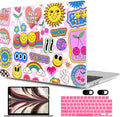 MEEgoodo Case for M4/M3/M2 MacBook Air 13.6 inch Case 2025 2024 2022, Fit Model by MEEgoodo
