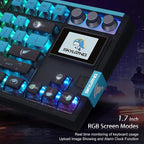 MOLGRIA SKYLOONG GK87 Jellyfish Pudding Keycaps RGB Backlit Gaming Keyboard - Image 2