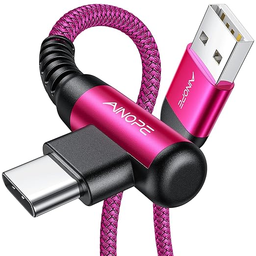 AINOPE Type C Cable 3.1A Type C Charger Fast Charging Right Angle, Resistant by AINOPE10yearsforphoneaccessories