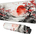 Large Mouse Pad Ink Painting Gaming Desk Pad Computer Keyboard Non-Slip by Unknown
