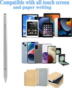 Stylus Pens for iPad, Luntak 3 in 1 Ballpoint Pen, Fiber Tip & Clear Disc - Image 6