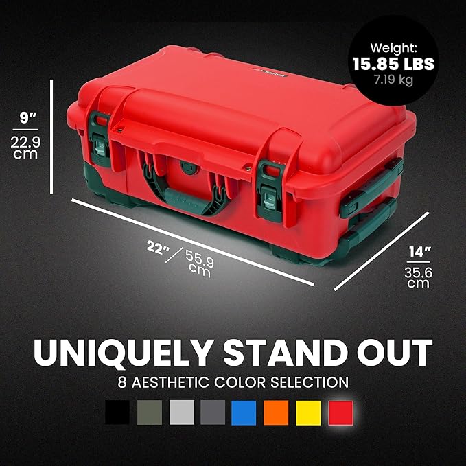 NANUK Wheeled Series 935 Lightweight NK-7 Resin Waterproof Protective Case - Image 5