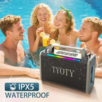 Portable Bluetooth Speaker 80W Loud Wireless Outdoor Stereo Sound Deep Bass - Image 3