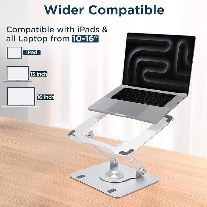 Uncaged Ergonomics Swivel Laptop Stand - Image 8