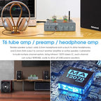 Douk Audio T6 2 Channel 80 watts x2 Bluetooth Tube Amplifier Hi-Fi Stereo Power - Image 2
