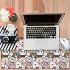 Gaming Desk Pad Large Extra Length Panda and Koala Mouse Pad Keyboard Laptop - Image 6