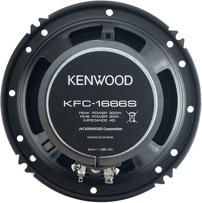 Kenwood KFC-1666S 300 Watts 6.5" 2-Way Car Coaxial Speakers - Image 4