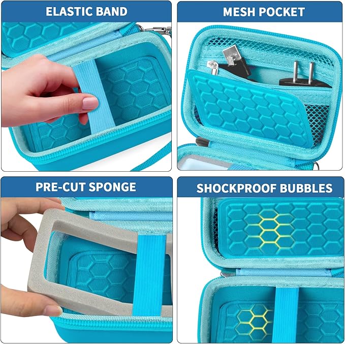 Carrying & Protective Case for Digital Camera, AbergBest 21 Mega Pixels 2.7" - Image 3