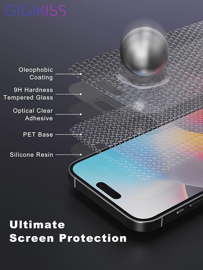 Compatible for iPhone 16 Plus Privacy Screen Protector 6.7 inch, Anti Spy Anti - Image 4
