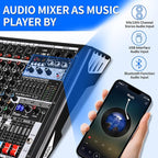 S-10 Audio Mixer 10 channel 8 channel Professional DJ Mixing Console - Image 7
