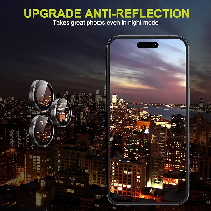 WSKEN for iPhone 14 Pro/iPhone 14 Pro Max Camera Lens Protector, HD Tempered - Image 6