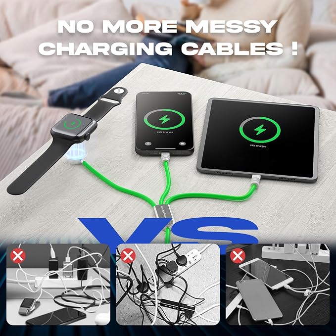 chubbycable Tri-Flex 3 in 1 USB C Cable - Image 5