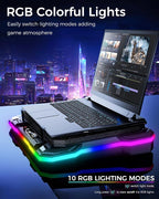 AICHESON Gaming Turbofan Laptop Cooling Pad - Image 2