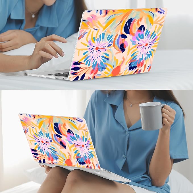 Mektron for MacBook Air 13 Case A1466/A1369, Snap-on Plastic Hard Shell Cover - Image 6