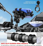 Motorcycle Phone Mount with Vibration Dampener, Anti-Shake Bike Phone Holder - Image 4