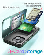 TORU CX Slim for iPhone 15 Case Wallet | Protective Shockproof Heavy Duty Cover - Image 3