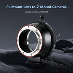 VILTROX PL-Z Lens Adapter, Lens Converter Ring Camera Lens Mount Adapter Ring - Image 2