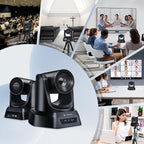 5.8GHz Wireless Conference Room Webcam, Church Live Streaming 3X USB 1080P - Image 8