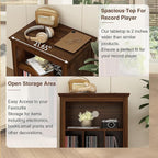 Farmhouse Record Player Stand, 3 Tier End Table, Turntable Stand - Image 3