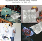 200 Pcs CD DVD Sleeves 50 Pack - Image 6