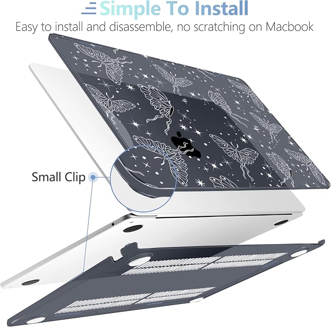 MEEgoodo Case for MacBook Air M4/M3/M2 13.6 inch 2025 2024 2022, Fit Model - Image 5
