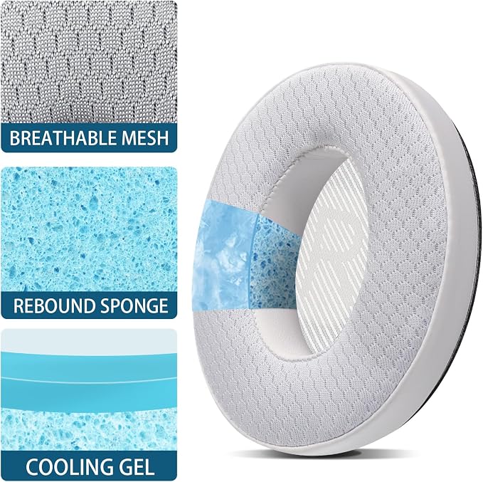 Cooling Gel Headphones Replacement Ear Pads - Image 3