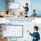 4K Webcam with 2 Microphone, Wide Angle PC Cameras with Mirror & Flip Funtion - Image 4