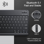 JETech Keyboard Case for iPad Air 11-Inch M3/M2, iPad Air 5th/4th - Image 3