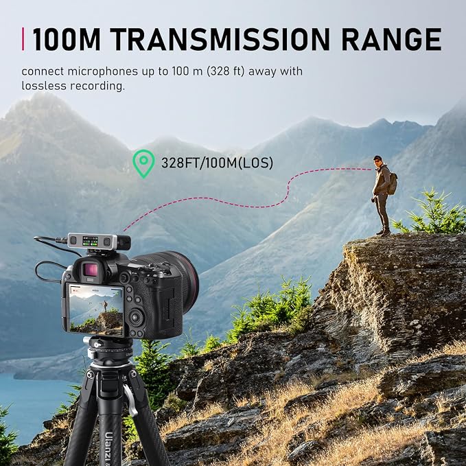 ULANZI AM18 Wireless Lavalier Microphone, Compact Mini Lapel Mic - Image 5