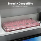 KiiBoom Premium Acrylic Transparent Keyboard Dust Cover, Waterproof, Anti-Cat - Image 3