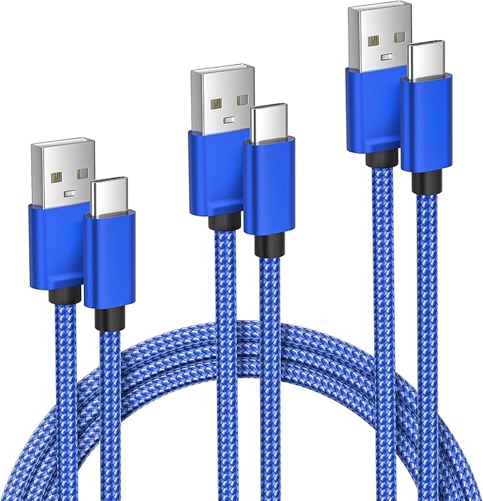 Elebase for iPhone 16 Car Charger Cable 1.5/3.3/6.6FT 3 Pack, Type C Charging by Elebase
