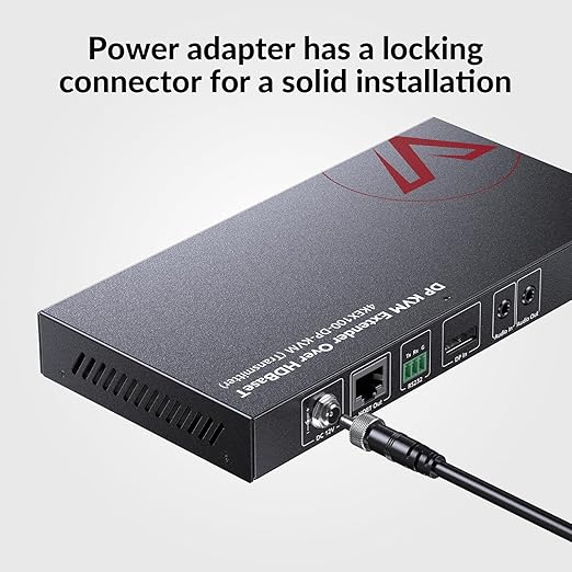 AV Access HDBaseT DisplayPort KVM Extender, Zero Latency, 4k@30Hz/1080P@120Hz - Image 4
