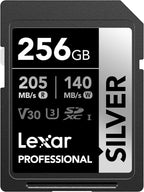Lexar 256GB Professional Silver SD Card, by Lexar