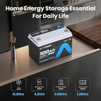12.8V 100AH Group 31 Bluetooth LiFePO4 Lithium Battery - Image 8