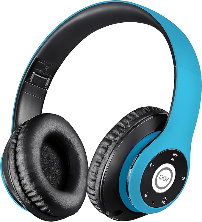 iJoy Bluetooth Headphones Over Ear, Wireless and Wired Foldable Headset by iJoyBrand