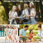 3-in-1 Adjustable Phone Lanyard Crossbody Cell Phone Neck Strap Universal - Image 4