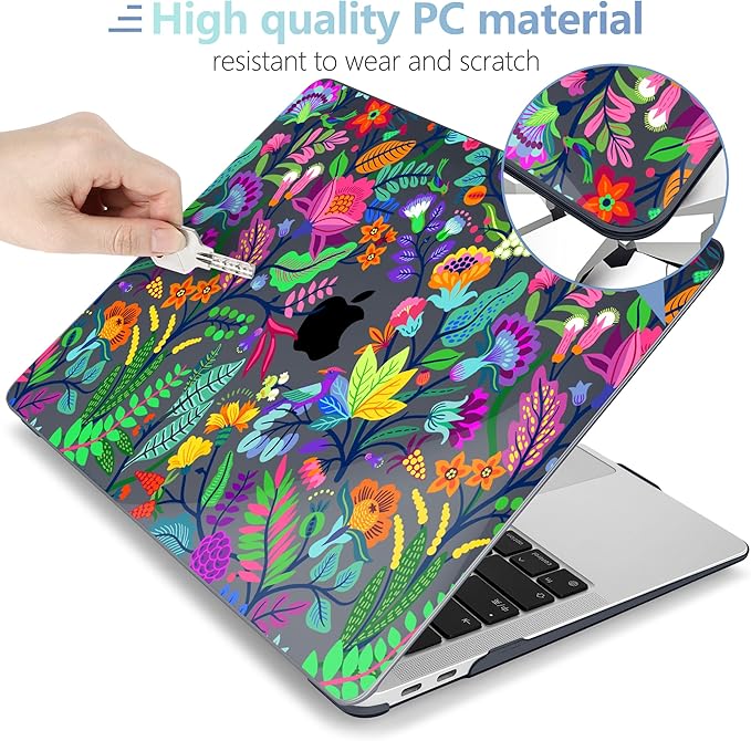 MEEgoodo for MacBook Air 13 inch Case 2021 2020 2019 2018 Released A2337 M1 - Image 3