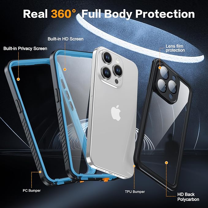 for iPhone 15 Pro Case Waterproof - Image 3