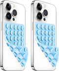 2 Pack Silicone Suction Cup Phone Case Mount Double Sided, Hands-Free Strong by LvShuLiangPin
