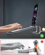 Clear Acrylic Laptop Stand for Desk, - Image 2