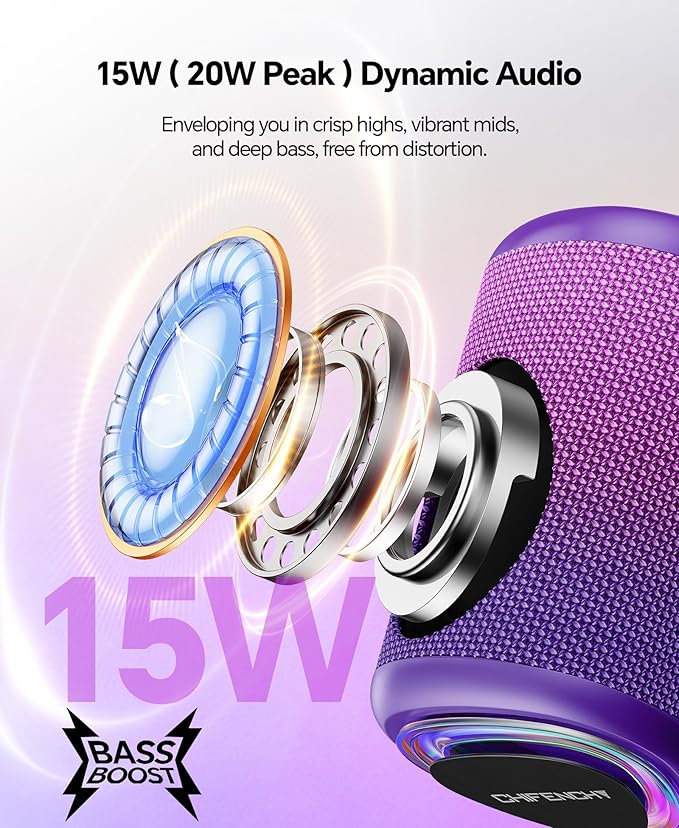 Portable Bluetooth Speaker Beach Essentials: Powerful Crystal Clear - Image 2